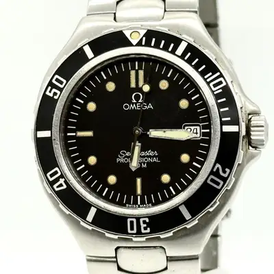 Omega Seamaster Professional Black Working