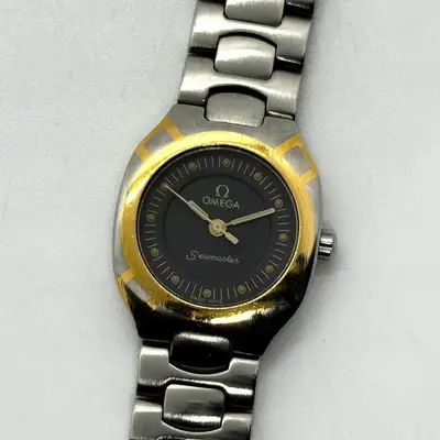 Omega Seamaster Polaris Gray QZ Women's