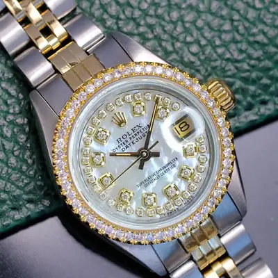 Rolex Datejust Two-Tone White MOP Bezel