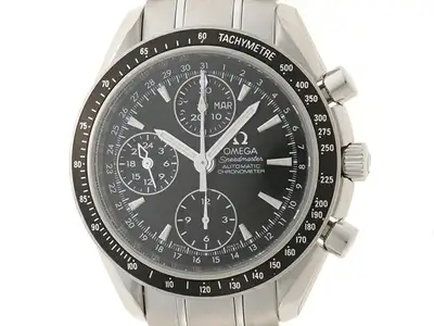 Omega Omega Speedmaster Day-Date 3220.50 Stainless Steel 40mm Black Dial Men's #DW670