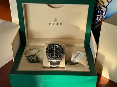 Rolex New 2024 Unworn Rolex Submariner Date 41mm Full Set & Fully Stickered Stunning