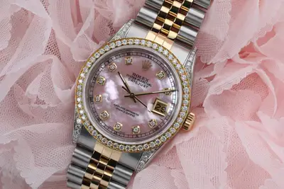 Rolex Datejust Pink Mother of Pearl