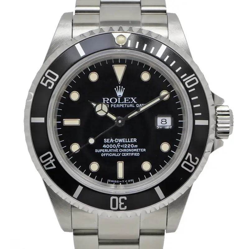 Rolex Sea-Dweller 16600 40mm Stainless Steel Black Wristwatch #UW2045