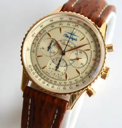 Breitling 18K GOLD H30030.1 NAVITIMER MONTBRILLANT