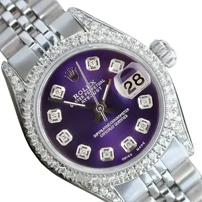 Rolex Datejust Stainless Steel 1.50ctw Diamond