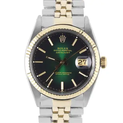 Rolex DateJust Two-Tone 18k Gold Steel