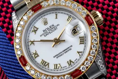 Rolex Datejust White Two Tone Diamond