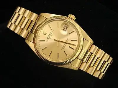 Rolex Date 1503 Solid 14K Yellow