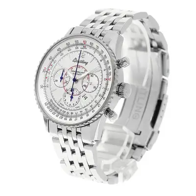 Breitling Navitimer Montbrillant A41370 Silver Chronograph