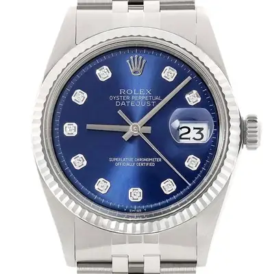 Rolex Datejust 18K White Gold SS