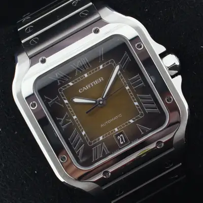 Cartier De Santos Tobacco Large WSSA0064