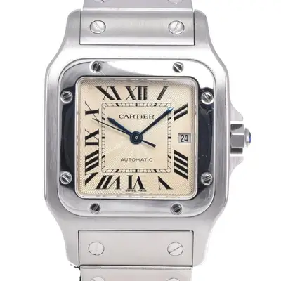 Cartier Santos Galbee LM Date Silver