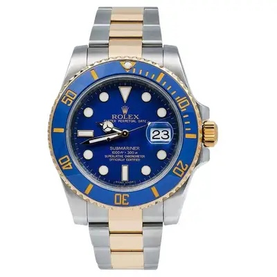 Rolex Rolex Submariner Date "Bluesy" Blue Dial Two-Tone Gold 40mm 116613LB