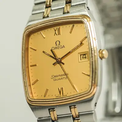 Omega OH OMEGA Seamaster Cal.1430 Qz Gold