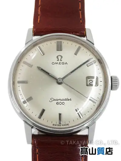 Omega Seamaster 600 Stainless Steel Leather