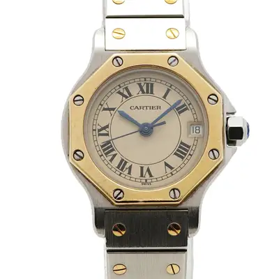 Cartier SANTOS OCTAGON SM W2001683 SS/YELLOW