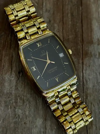Omega Seamaster Gold Date Bracelet Dress