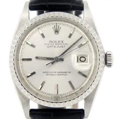Rolex Datejust SS Stainless Steel Black
