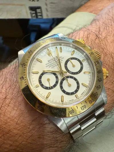 Rolex Super Rolex Daytona Zenith White inverted