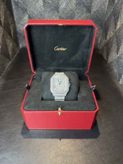 Cartier Santos De Cartier Full Bussdown VVS