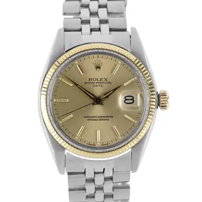 Rolex Oyster Perpetual DATE Steel Gold