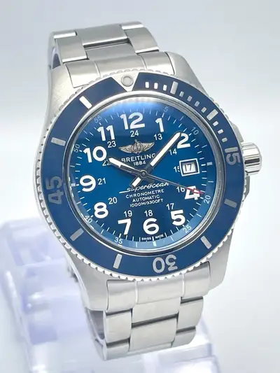 Breitling Superocean ll A17392 Blue Bezel