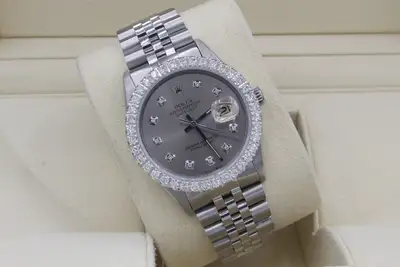 Rolex Datejust Custom 3ct VS Diamond