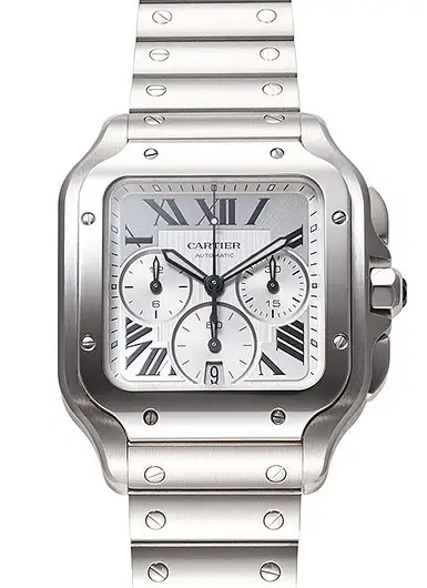Cartier Santos Chronograph LM WSSA0083 Stainless