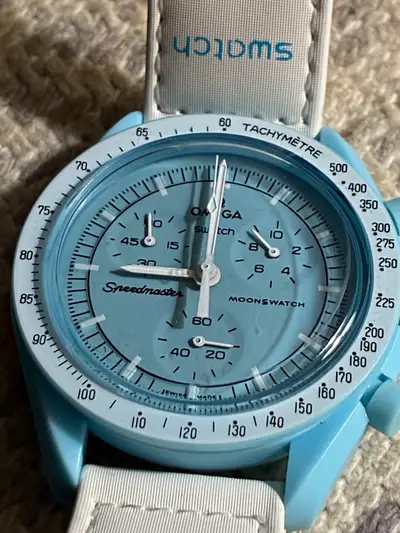 Omega x Swatch Speedmaster MoonSwatch Blue
