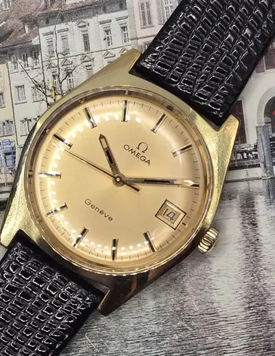 Omega Seamaster 14k Gold Filled Wind