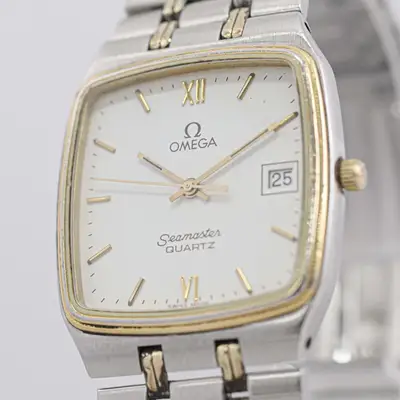 Omega Seamaster Cal.1430 Date Roman Gold