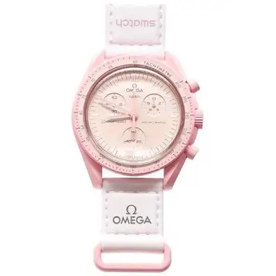 Omega Speedmaster Moonwatch Pink