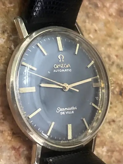 Omega 14k GF OMEGA SEAMASTER DEVILLE Cal