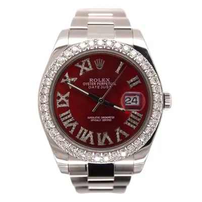 Rolex Men Datejust Oyster Steel ICED