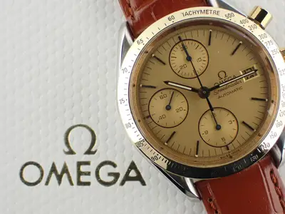 Omega Speedmaster Date Reduced 175.0043 Gold