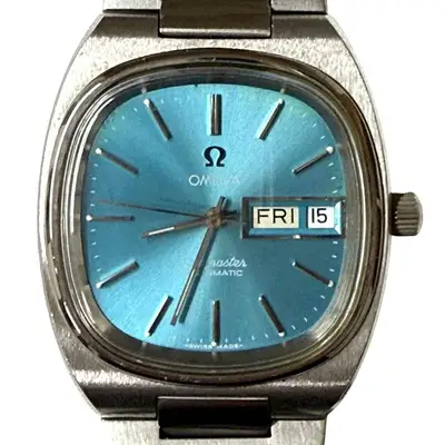 Omega Seamaster TV Turquoise Blue Sky