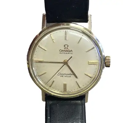 Omega Seamaster DeVille Solid 14k Gold