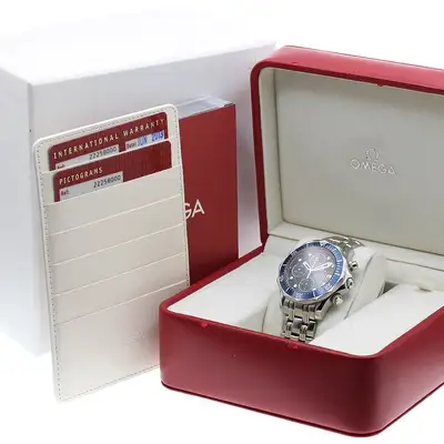 Omega Seamaster 300 2225.8 Blue Chronograph