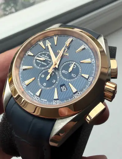 Omega Seamaster aqua Terra, Chrono, 18k