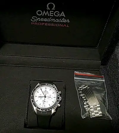 Omega Speedmaster Professional OEM black rubber