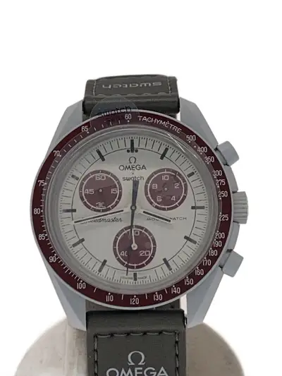 Omega Speedmaster Mission Pluto Burgundy Grey