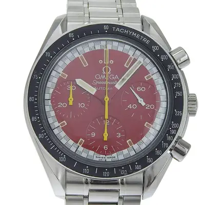 Omega OMEGA Speedmaster Watches 3510.61 Racing Michael Schumacher Silver RedDial...