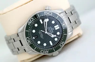 Omega Seamaster Green Ceramic Bezel Co-Axial
