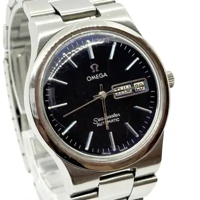 Omega Seamaster Silver Navy 43. Auth