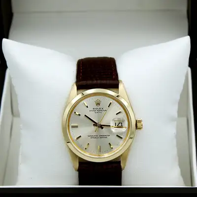 Rolex Oyster Perpetual Date 1500 9ct