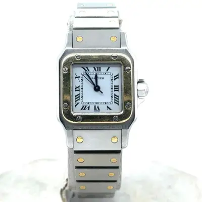 Cartier Santos Galbee 18k Yellow Gold/Steel