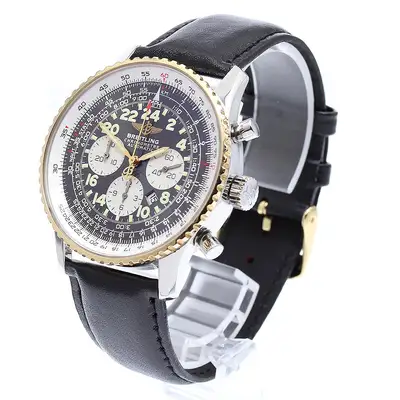 Breitling Navitimer Cosmonaute D22322 Black;Silver Chronograph