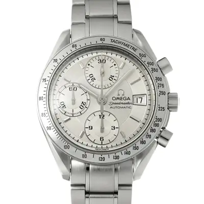 Omega Speedmaster Date 3513.3 Silver Chronograph