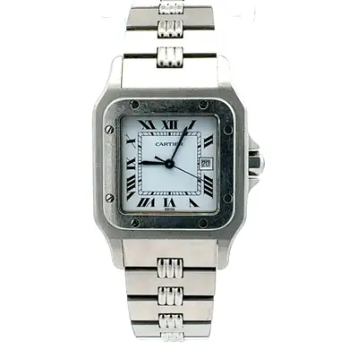 Cartier Santos Carree Godron reference 2960