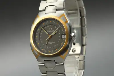 Omega ⏯️[Near OMEGA Seamaster Polaris GMT K18YG